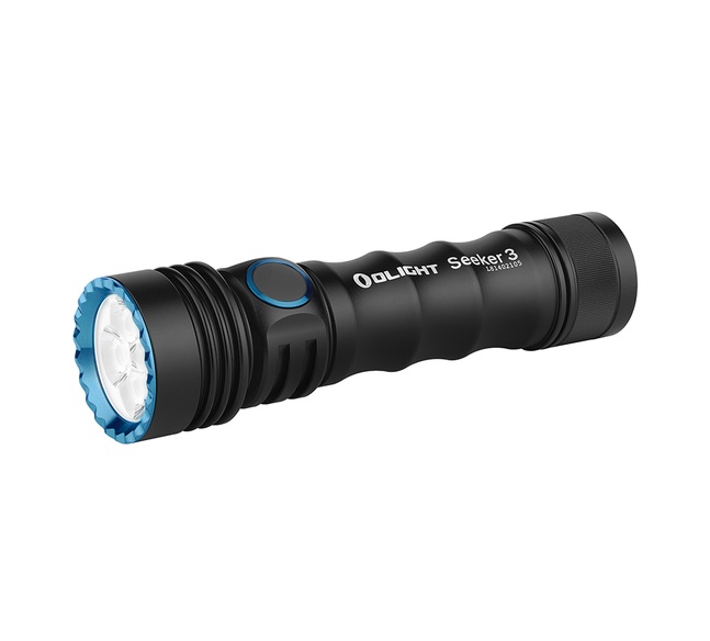 Olight Seeker 3 Rechargeable Flashlight, Black - 3500 Lumens