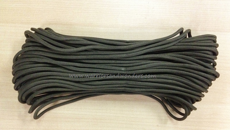 550 Paracord, 100Ft. - OD Green - Click Image to Close