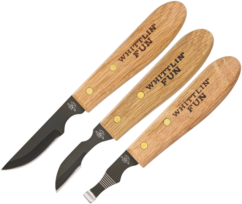 Old Forge OF004 Three Piece Wood Carving Set