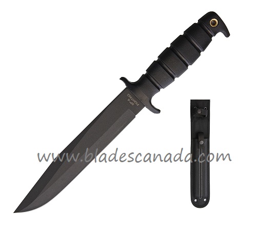 OKC SP-6 Fixed Blade Fighting Knife, 1095 Carbon, Nylon Sheath, 8682