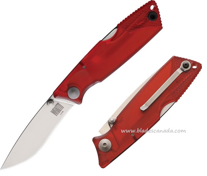 OKC Wraith ICE Folding Knife, AUS 8, Red Handle, 8798RED