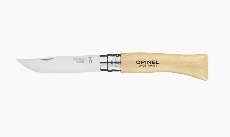 Opinel No.7 Stainless Steel - Beechwood - Click Image to Close