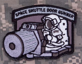 Mil-Spec Monkey Patch - Shuttle Door Gunner - Click Image to Close