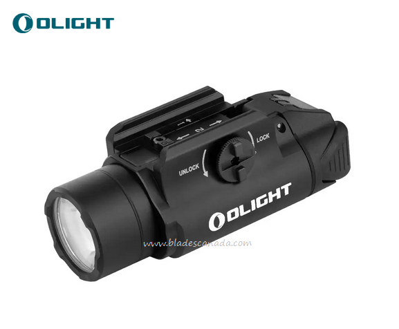 Olight PL-3 Valkyrie Rail Mount Flashlight, Black - 1300 Lumens