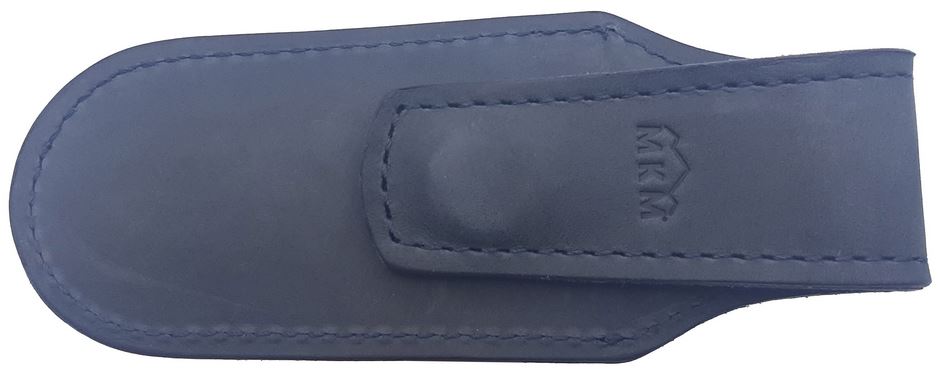 MKM Maniago Pocket Leather Sheath With Magnetic Closure - Blue PLSM01-BL