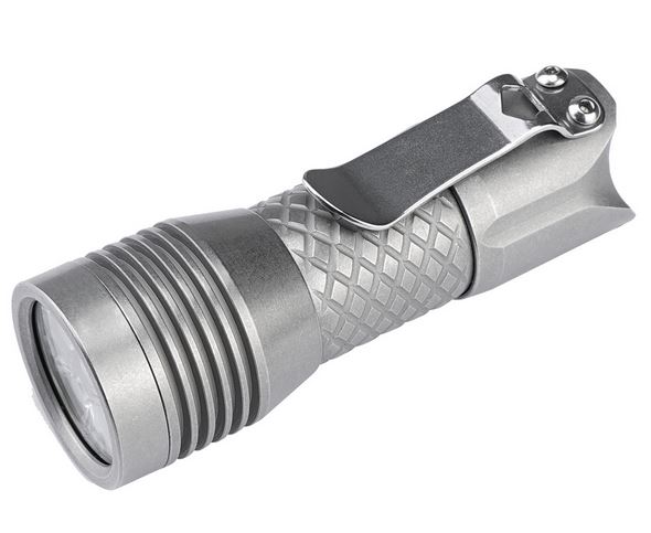 MecArmy PS16 Stainless Steel EDC Flashlight - 2000 Lumens