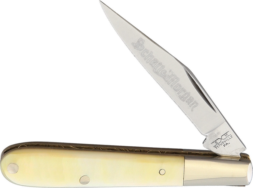 Queen Cutlery #67 Schatt & Moran Pen Knife - Gold Lip Pearl