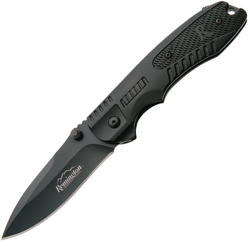Remington Sportsman R51 Folding Knife, Assisted Opening, Aluminum Black, R11603