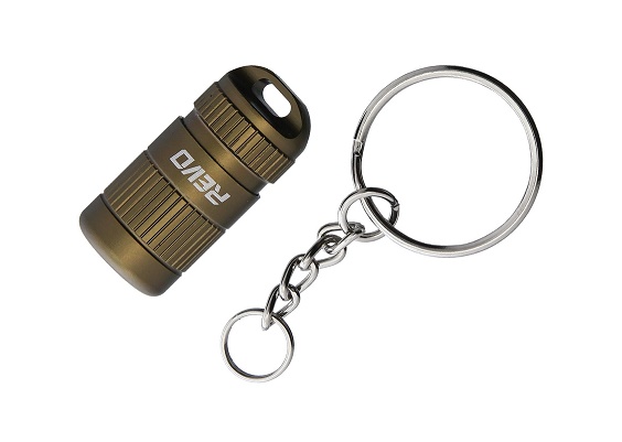 Revo Ready Light Micro Keychain, Bronze - 100 Lumens, REV012BRZ