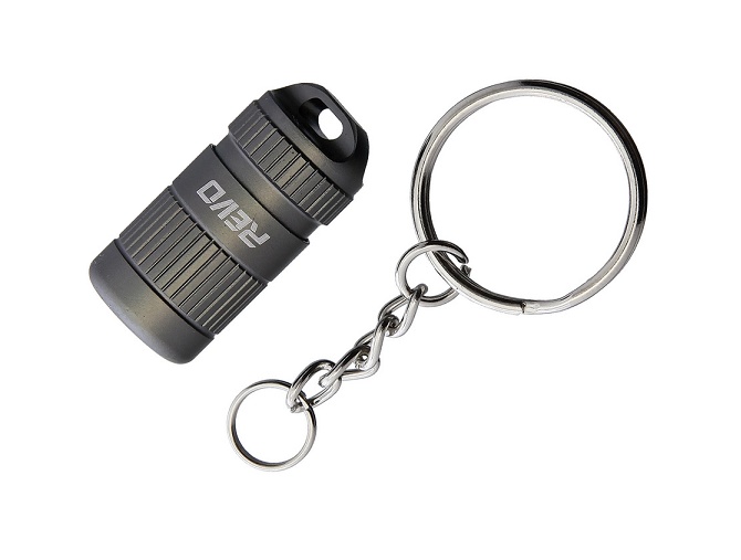 Revo Ready Light Micro Keychain, Gray - 100 Lumens, REV012GRY