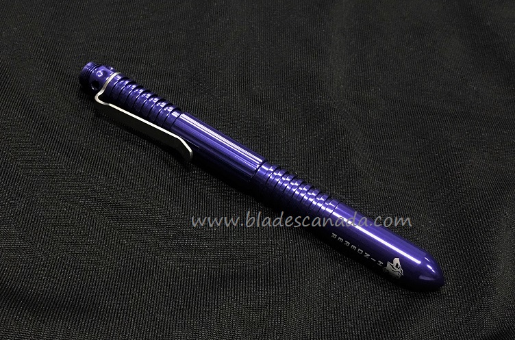 Hinderer Extreme Duty Aluminum Pen Purple Polished