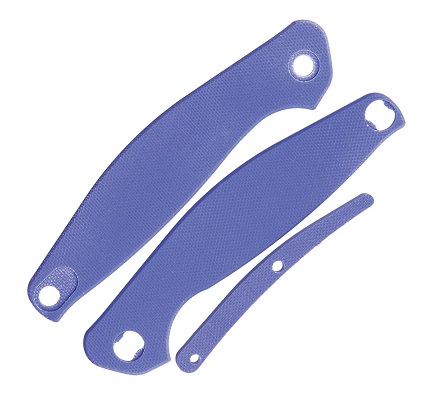 Real Steel Replacement G10 Handle Set for E771, Blue, 1124BL - Click Image to Close