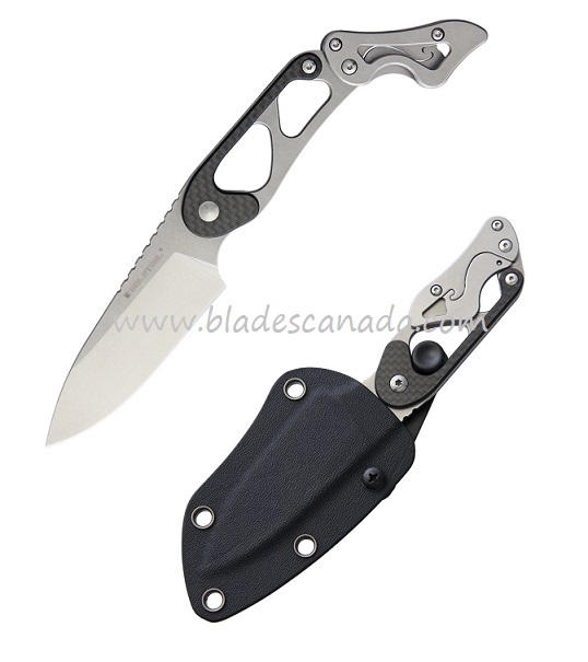 Real Steel Cormorant Apex Fixed Blade Knife, 14C28N, Kydex Sheath,3723