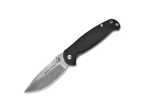 Real Steel H6 Folding Knife, 14C28N SW, G10 Black, 7762