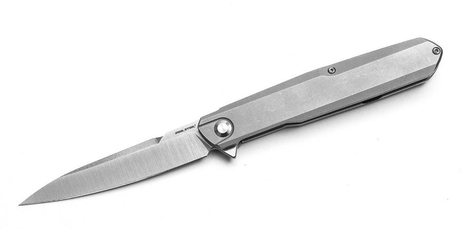 Real Steel S5 Metamorph Flipper Framelock Knife, S35VN, Titanium, 9513
