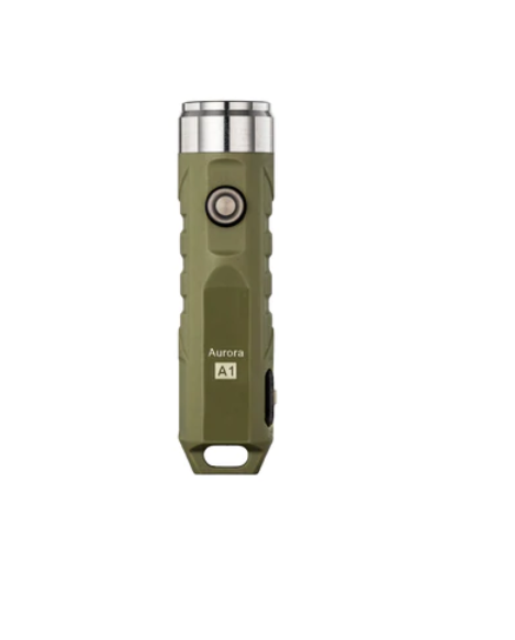 RovyVon A1X Army Green Keychain Flashlight - 450 Lumens