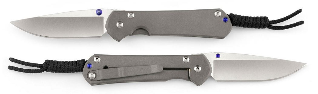 Chris Reeve Small Sebenza 31 Framelock Folding Knife, CPM S45VN, Titanium