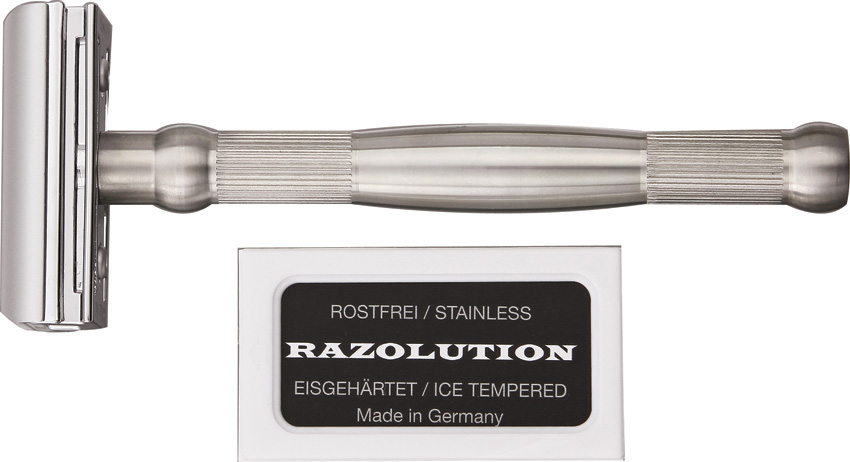 Razolution 87500 Double Edge Safety Razor - Stainless