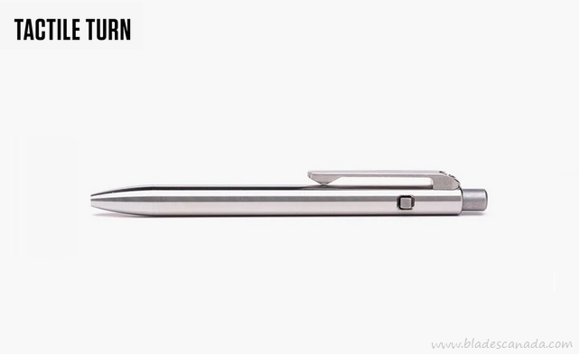 Tactile Turn Side Click Slim Pen Mini, Titanium