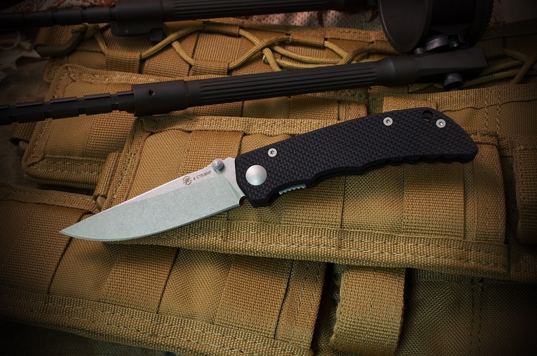 Spartan Blades Talos Lightweight Folding Knife, CTS-XHP, G10 Black