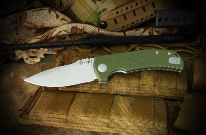 Spartan Blades Astor Folding Knife, CTS-XHP, G10 Green