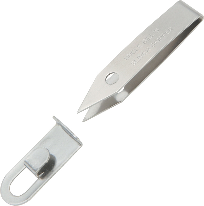 Uncle Bill's Sliver Gripper Keychain Precision Tweezers