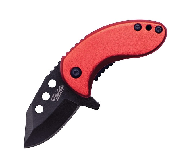 Shadow Cutlery Flickster Assisted Opening Flipper Folding Knife, Red SH2010RD