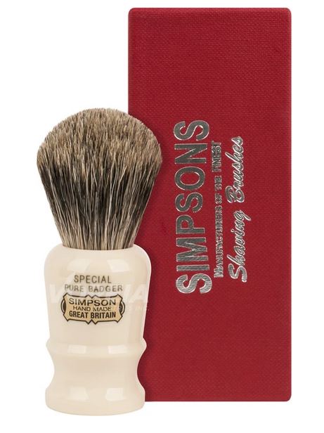 Simpson The Special S1-P Pure Badger Shaving Brush
