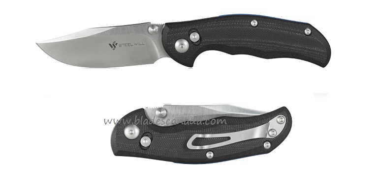 Steel Will Mini Tasso Folding Knife, M390, G10 Black, F12M-02