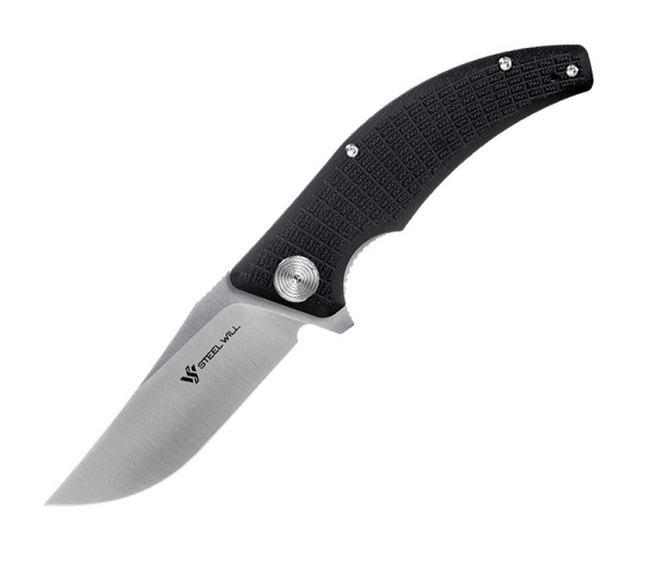 Steel Will Sargas Folding Knife, D2 Satin, G10 Black, F60-10 - Click Image to Close