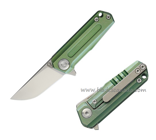 Vouking Knives T03GRN M390 Titanium Framelock - Green