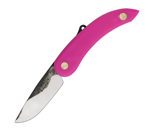 Svord Peasant Folding Knife, 3" Drop Point, Pink Handle, SV138
