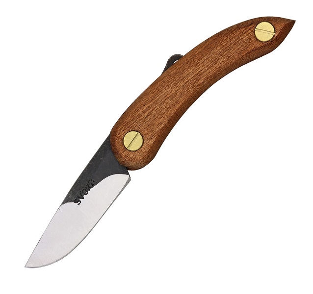 Svord Mini Peasant Folding Knife, 2.5" Drop Point, Hardwood, SVPKM