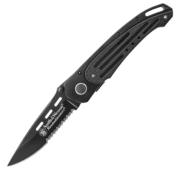 Smith & Wesson 480BS Homeland Security, Black Serrated Blade
