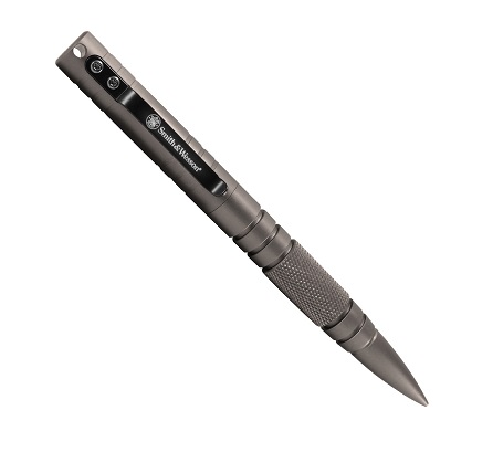 Smith & Wesson MPS Military & Police Tactical Pen, Aluminum Grey - Click Image to Close