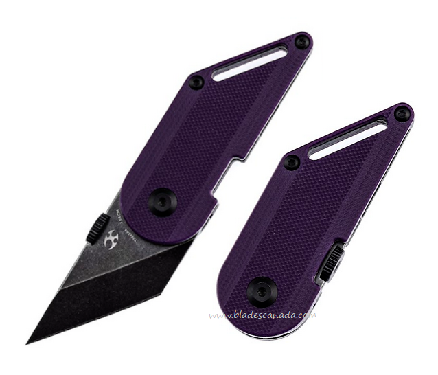 Kansept Dash Folding Knife, 154CM Black SW, G10 Purple, T3045A4