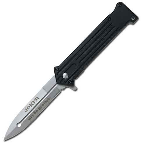 Tac Force TF457BS Joker Black Handle. Satin Blade (Online Only)