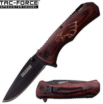 Tac Force TF-939EA Folding Knife, Assisted Opening, Packkawood - Click Image to Close
