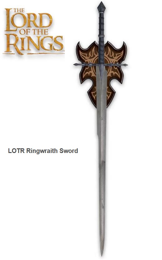 Lord Of The Rings Ringwraith Sword, Include Wall Display, UC1278