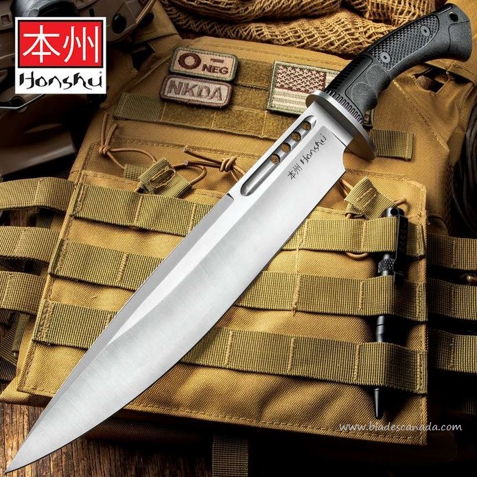 Honshu Boshin Toothpick Fixed Blade Knife, Leather Sheath, UC3394