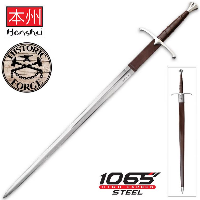 UC Honshu Claymore Sword, 1065 HC Steel, UC3512