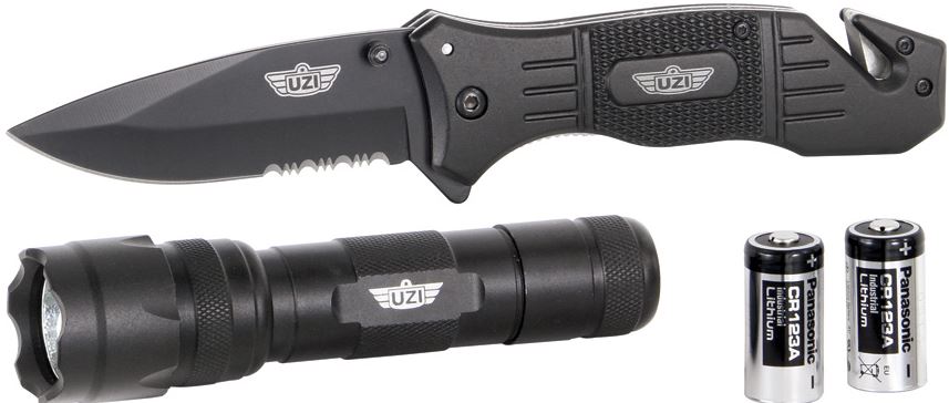 UZI FR1C First Responder Knife & Light Combo