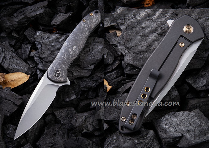WE Knife Kitefin S35VN, Marble Carbon Fiber Handle Flipper WE2001A