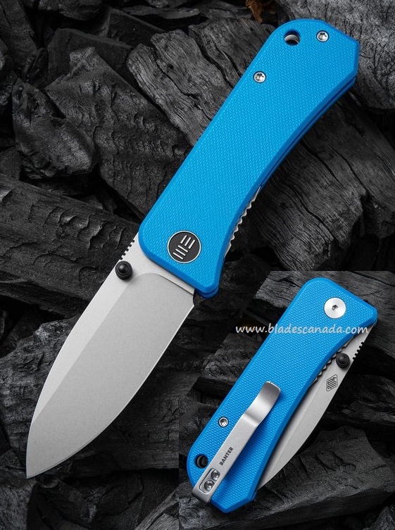 WE Knife Banter Folding Knife, CPM S35VN SW, G10 Blue, 2004A