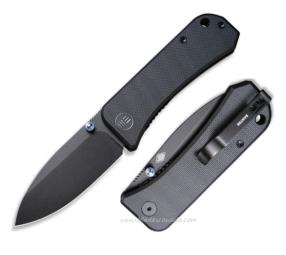 WE Knife Banter Folding Knife, CPM S35VN Black, G10 Black, 2004B - Click Image to Close