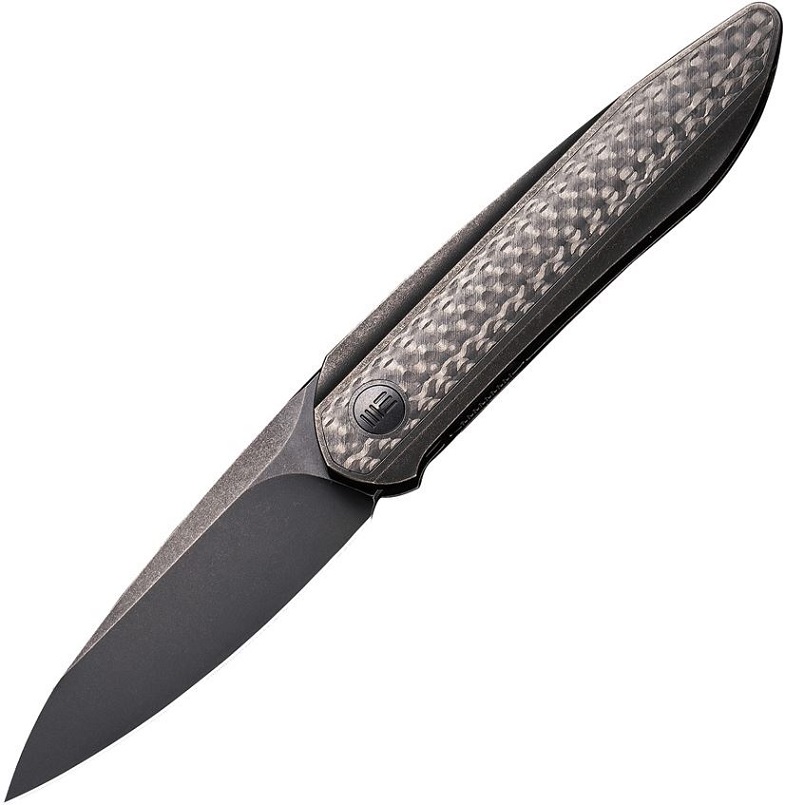 WE Knife Black Void Opus 20CV Folder, Carbon Fiber and Titanium Black 2010V-1
