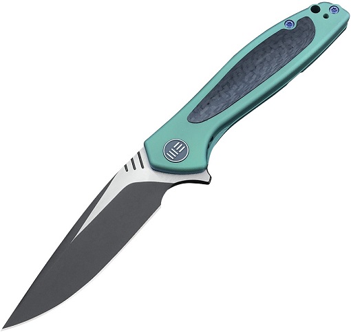 WE Knife Wisp Flipper Framelock Knife, S35VN Black, Carbon Fiber/Titanium, 805C