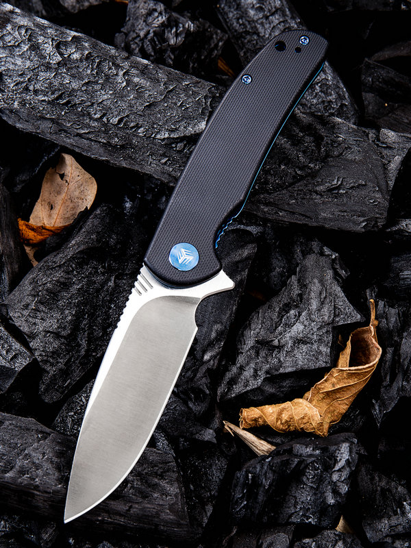 WE Knife Practic Flipper Folding Knife, M390, G10 Black, 809C - Click Image to Close