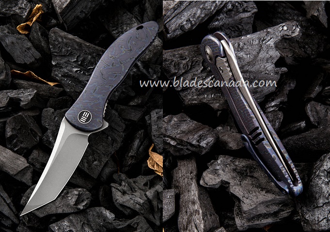 WE Knife Synergy 2 Flipper Framelock Knife, M390 Tanto, Titanium Anodized, 912D
