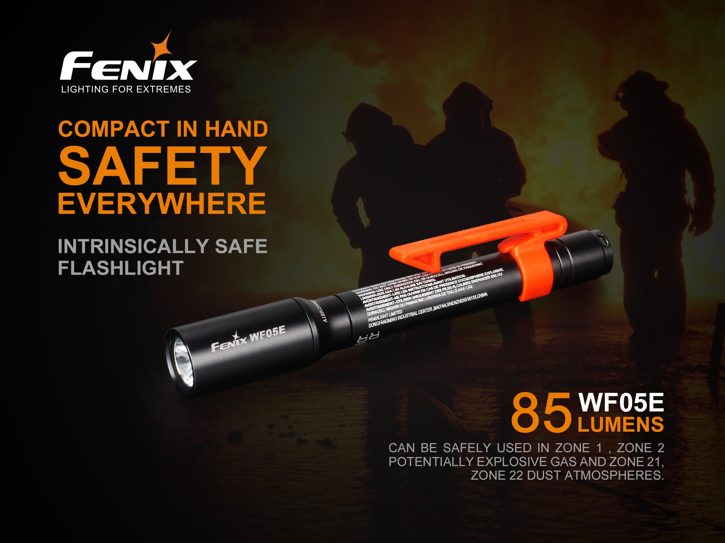 Fenix WF05E Safety AAA Flashlight - 85 Lumens - Click Image to Close